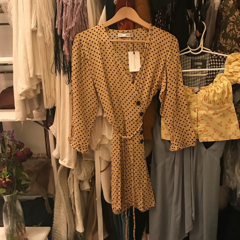 ❌SOLD❌ Faithfull The Brand Greta Dress Lula Dot M - Picture 8 of 8